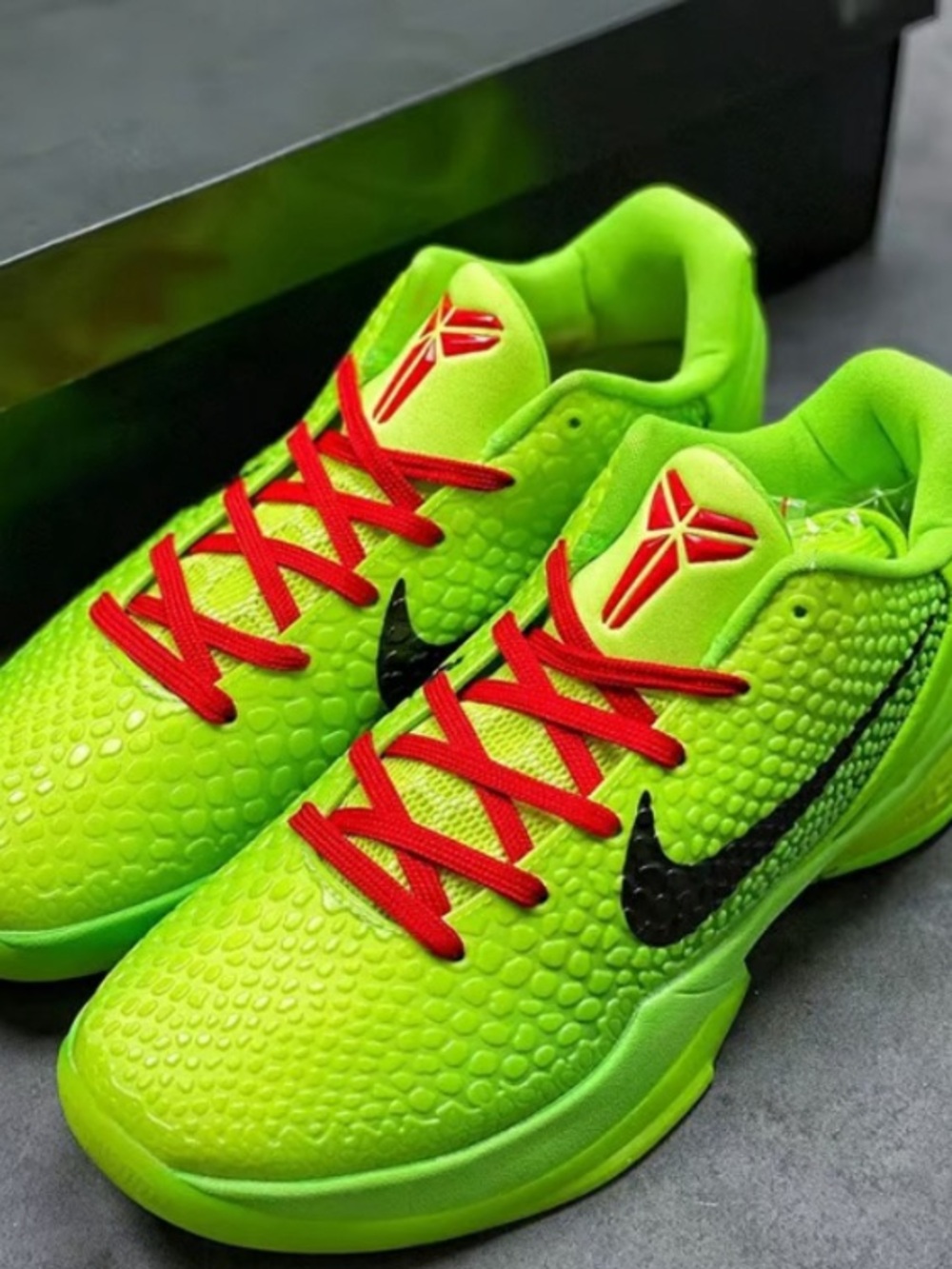 New Nike Kobe 6 Green Basketball Shoes Mens Sneaker